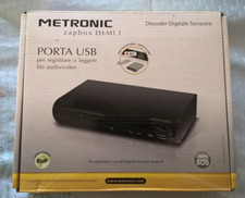 EAN SPLENDIDO DECODER METRONIC PORTA USB ZAPBOX USB  EH.M1-1  TASTO SOS USED R