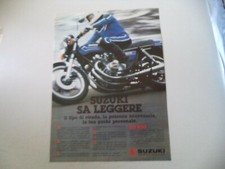 advertising Pubblicità 1979 MOTO SUZUKI GS 550