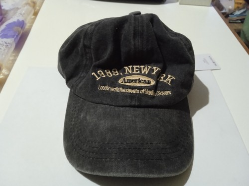 Cappello nero jeans cotone - nero, in
