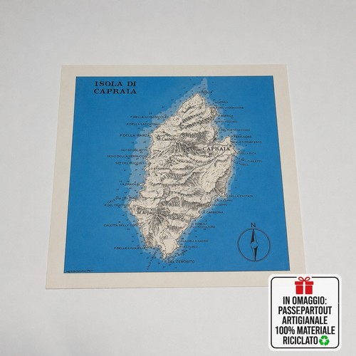 Capraia mappa cartografica