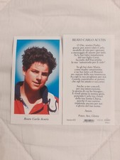 SANTINO BEATO CARLO ACUTIS  LOGO  EGIM CODICE A BARRE SERIE ISONZO NUMERO 455