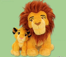 Disney Re Leone Coppia Peluche