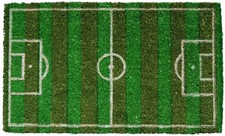 ZERBINO tappeto in COCCO NATURALE 44x74 - Campo da Calcio - IDEA REGALO