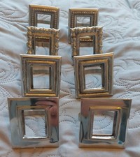 Picture Frame Napkin Rings Set