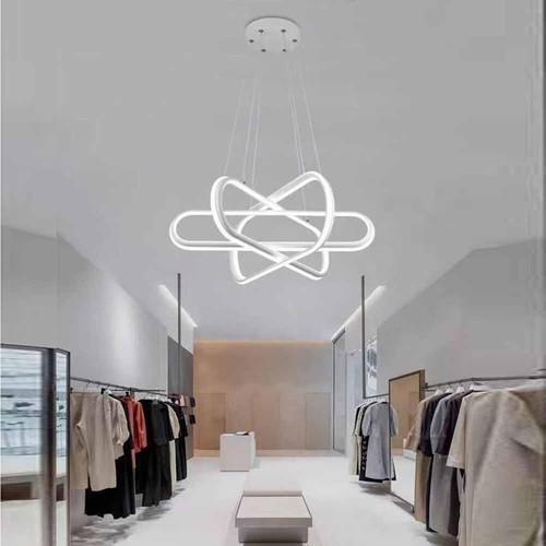 Lampadario led moderno bianco