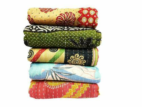 Lotto pezzi trapunta kantha - 10,
