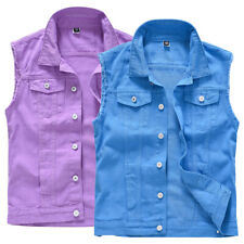Gilet uomo denim jeans gilet