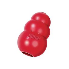 Kong Classic rosso gioco per cane in gomma duro resistente da addestramento cani
