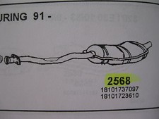 Marmitta posteriore BMW E36