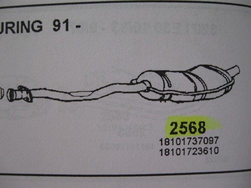 Marmitta posteriore bmw e36 - marmitta,