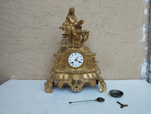 Antico orologio tavolo - antico,