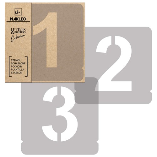 Nakleo stencil numeri - nakleo,