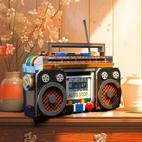 Retro radio building block - radio,