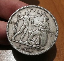 LITTORE - 20 LIRE 1927 - NON