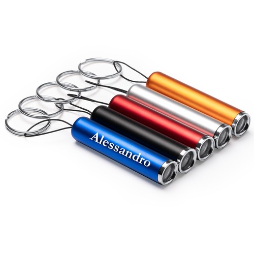 Portachiavi torcia led - portachiavi,