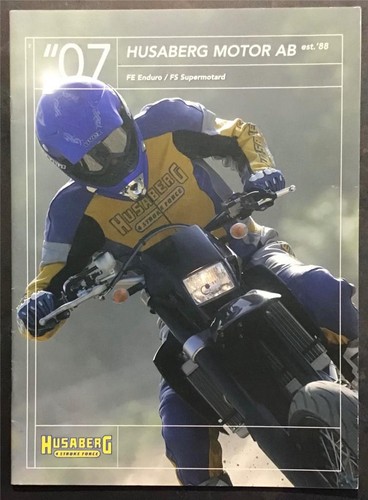 Brochure vendita moto husaberg - vendita,