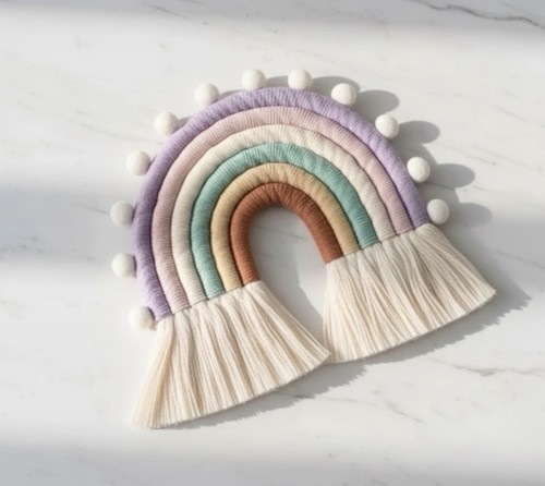 Arcobaleni macramè e - in,