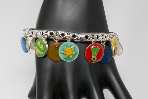 Bracciale elasticizzato charm - bracciale,