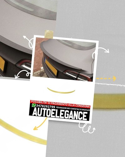 Spoiler coperchio baule abs - coperchio,