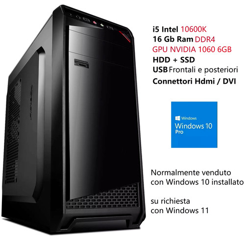 Computer assemblato gaming - pc,