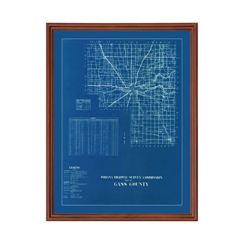 Vecchia mappa della - , contea