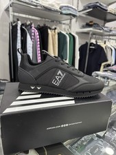 Scarpe Uomo Emporio Armani EA7 Nero-Argento Collezione Primavera Estate