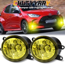 Pair yellow Fog Lights Driving