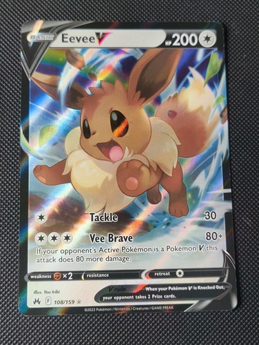 Pokémon eevee tcg crown - pokémon,