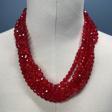 Collana torsa multifilo