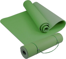 Tappetino Yoga Palestra Pilates 183 X 61 X 0,6 Cm Superficie Antiscivolo Tappeto