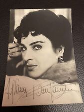 AUTOGRAFO ATTRICE - SILVANA PAMPANINI