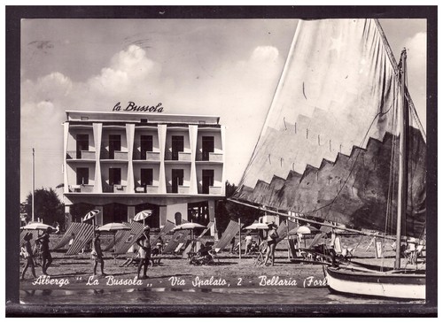 Cartolina bellaria albergo - cartolina, la