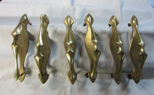 Maniglie ottone vintage per