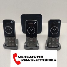 Telefono Cordless Gigaset SL750 PRO TRIO Vivavoce Rubrica BLUETOOTH Display TFT