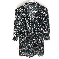 ZARA Mini Abito Taglia S Nero