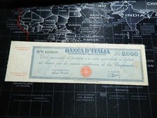 Repubblica Italiana titolo provvisorio da 5000 lire 17 dicembre 1947 R2!!!!