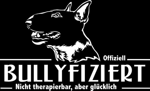 Adesivo auto bull terrier - terrier,