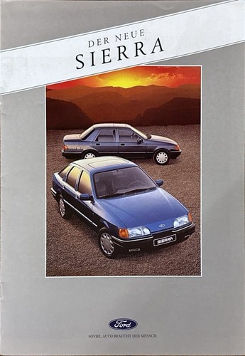 Ford sierra depliant - sierra,