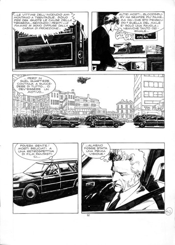 Dylan dog tavola originale di - dog,