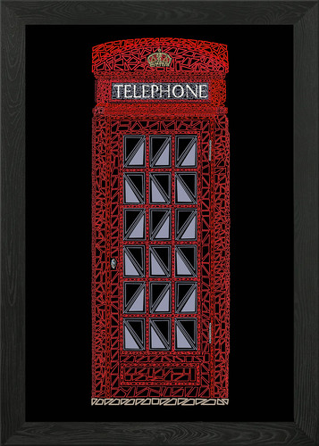 Cabina telefonica rossa - , su