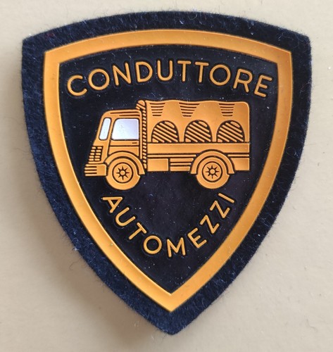 Patch scudetto conduttore - patch/scudetto,