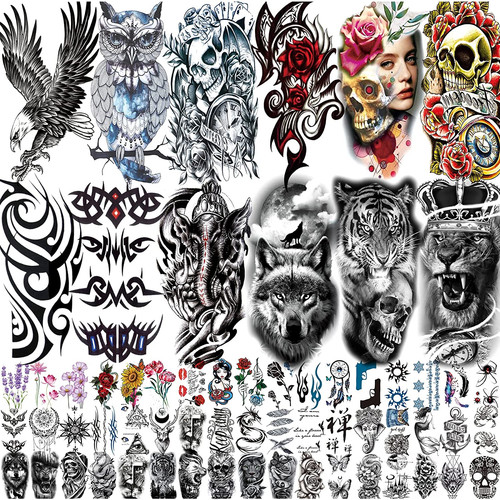Fogli adesivi tatuaggi - fogli,