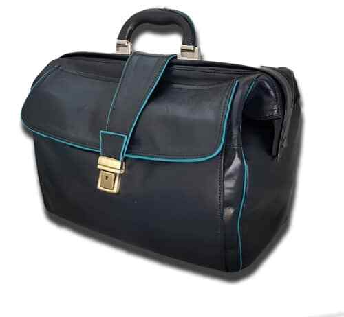 Borsa medico cuoio vero - cuoio,