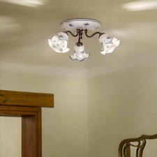 FerroLuce Plafoniera rustica