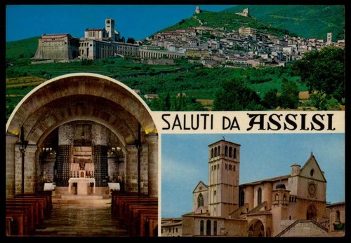 Cartolina italia san francesco - italia,