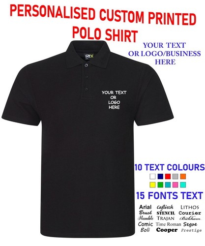 Polo personalizzata stampata