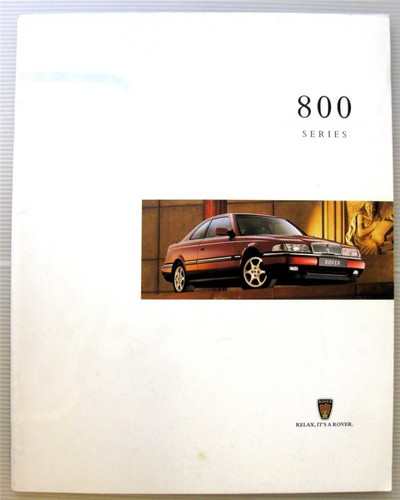 Rover serie 800 brochure - serie,