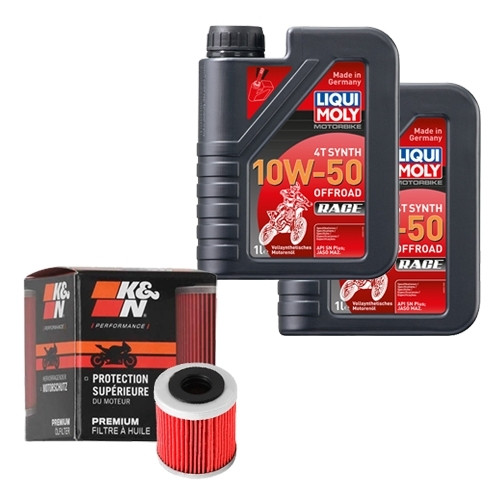 Kit filtro olio 10w - k&n, 10w-50