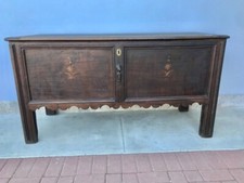 Cassapanca Valligiana in Noce - Restaurata (in corso d'opera)