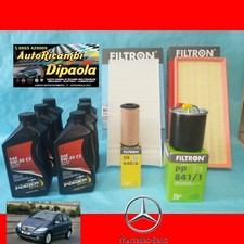 KIT TAGLIANDO MERCEDES CLASSE A W169 B W245 160 180 200 CDI 6L 5W30 + 4 FILTRI
